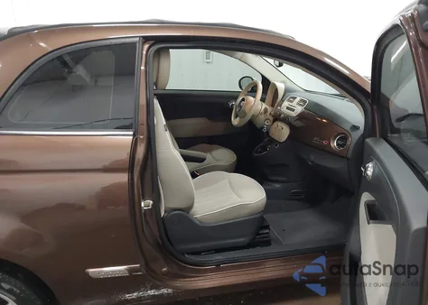 2012 Fiat 500C Lounge from USA, damaged, VIN 3C3CFFER7CT119035